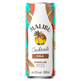 ASDA Malibu Coconut and Cola Pre-Mixed Sparkling Rum Drink Can 250ml- Buy online at McGrocer