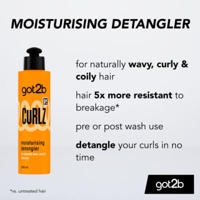 Got2b Curlz moisturising detangler 200ml - British product
