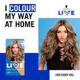 Schwarzkopf LIVE Intense Colour Nude Bronde permanent hair dye, imported from the UK