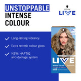 Schwarzkopf LIVE Intense Colour Nude Bronde permanent hair dye, imported from the UK