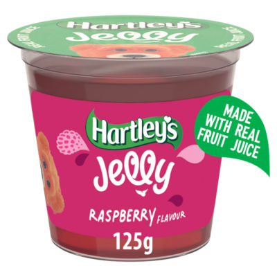 Hartley's Raspberry Jelly pot dessert 125g, UK version