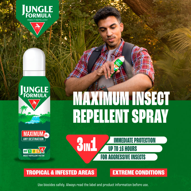 Jungle Formula insect repellent spray 125ml, UK version