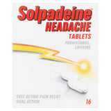 Solpadeine Headache 500mg/65mg Tablets 16 Tablets (British brand)