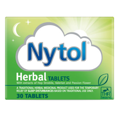 Nytol herbal sleep aid tablets 30 tablets, imported from the UK