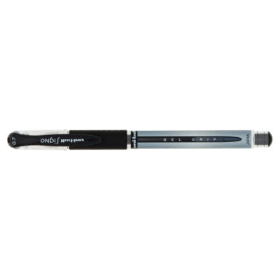 uni-ball gel rollerball pen black 0.7mm 3-pack (British brand)