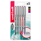 ASDA uni-ball Eye 5 B/G/R/P/V Rollerball Pens 0.7mm- Buy online at McGrocer
