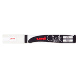 uni-ball white chalk marker medium tip 1.8-2.5mm (British brand)