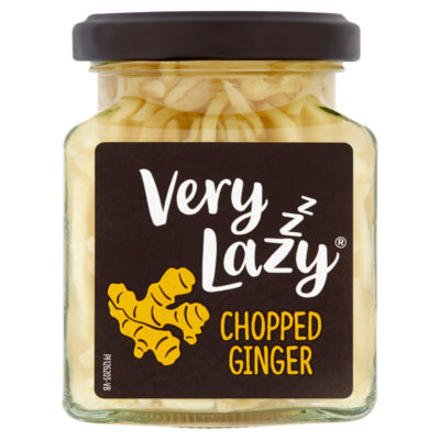 Very Lazy chopped ginger in white wine vinegar 190g (British brand)