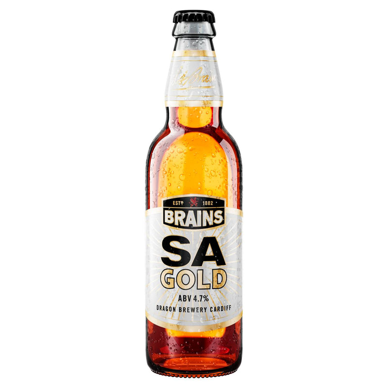 Brains SA Gold ale 500ml, UK version