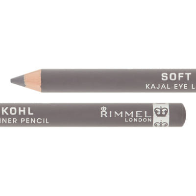 Rimmel London Kajal Eyeliner Pencil Stormy Grey 1.2g, imported from the UK
