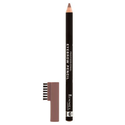 Rimmel London eyebrow pencil Hazel 1.4g, imported from the UK