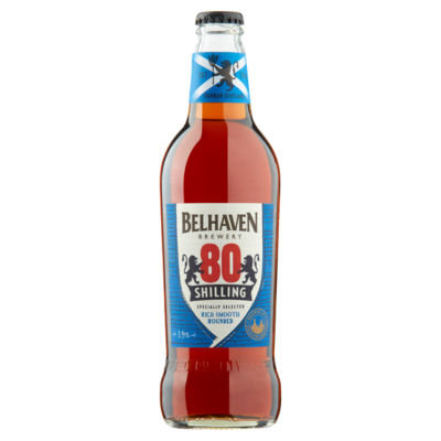 Belhaven Brewery 80 Shilling 500ml Scottish ale (British brand)