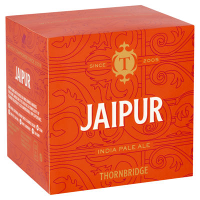 Thornbridge Jaipur Indian Pale Ale 4 x 330ml (British brand)