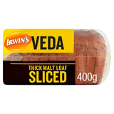 Irwin's Veda thick sliced malt loaf 400g - British product