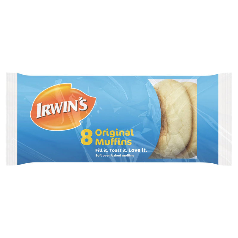 Irwin's Original Muffins pack of 8 (British brand)