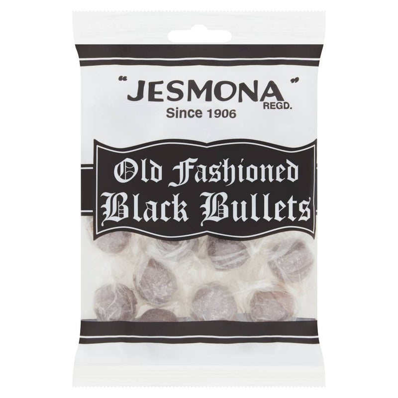 Jesmona Old Fashioned Black Bullets 120g, imported from the UK