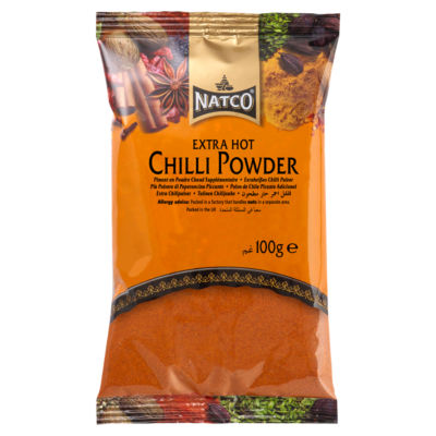 Natco Extra Hot Chilli Powder 100g, UK version