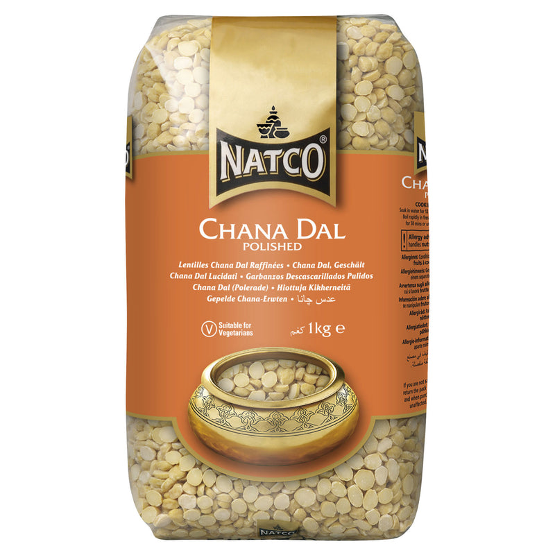 Natco Chana Dal Polished 1kg (British brand)