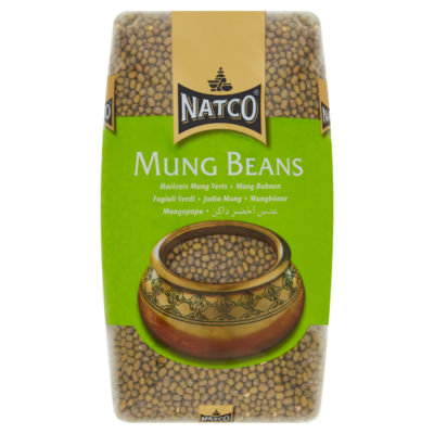Natco Mung Beans 1kg whole dried pulses, UK version