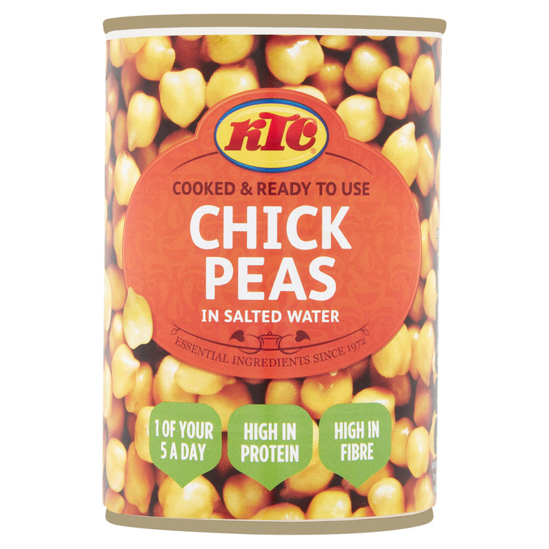KTC canned chickpeas in salted water 400g, UK version