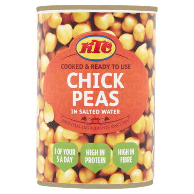 KTC canned chickpeas in salted water 400g, UK version