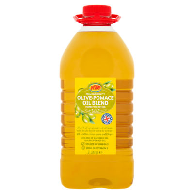 KTC Olive-Pomace Oil Blend cooking oil 3 litres, UK version