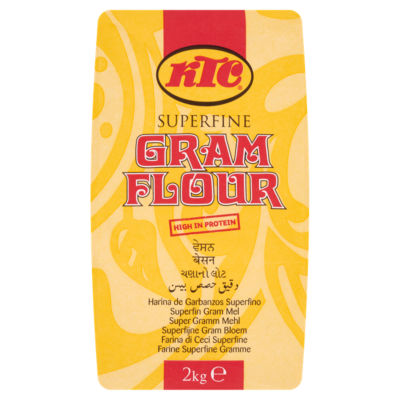 KTC Superfine Gram Flour 2kg, imported from the UK