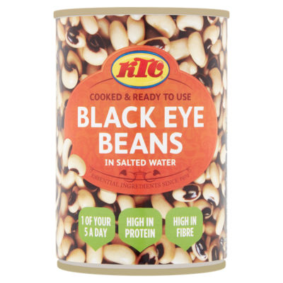 KTC Black Eye Beans Salted Water 400g, UK version