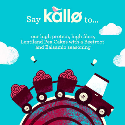 Kallo Beetroot & Balsamic Veggie Cakes 122g, UK version
