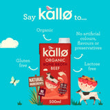 Kallo Organic Beef Bone Broth 500ml (British brand)
