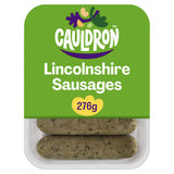 Cauldron Lincolnshire Sausages herb flavoured vegetarian 276g - British product