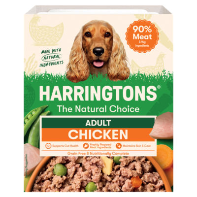 Harringtons Adult Wet Dog Food Chicken Tray 400g, UK version