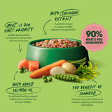 Harringtons wet dog food salmon potato veg 400g - British product