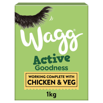 Wagg dry dog food chicken and veg 1kg, UK version