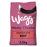 Wagg Meaty Chunks Beef dog food 2.5kg (British brand)