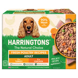 ASDA Harringtons Adult Complete Wet Dog Food Fresh Poultry Recipe 6x400g Tray Packs- Buy online at McGrocer