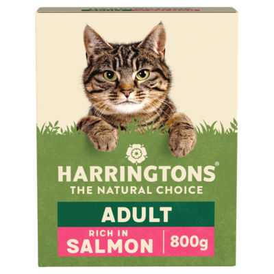 Harringtons dry cat food salmon 800g (British brand)