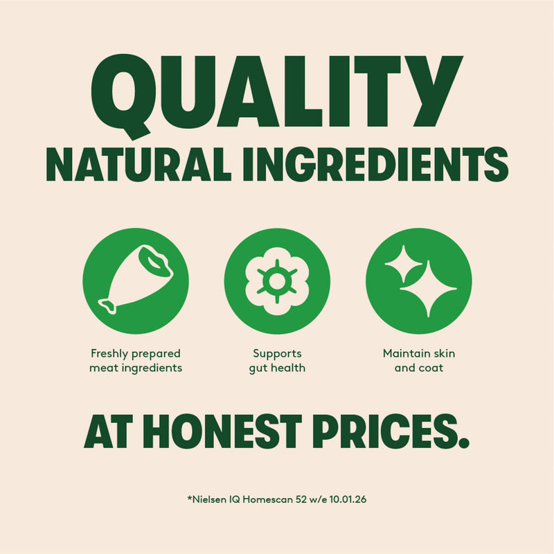 Harringtons adult wet dog food fresh meaty recipes 6x400g, UK version