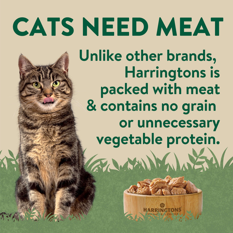 Harringtons wet cat food 12-pack mixed flavour UK version