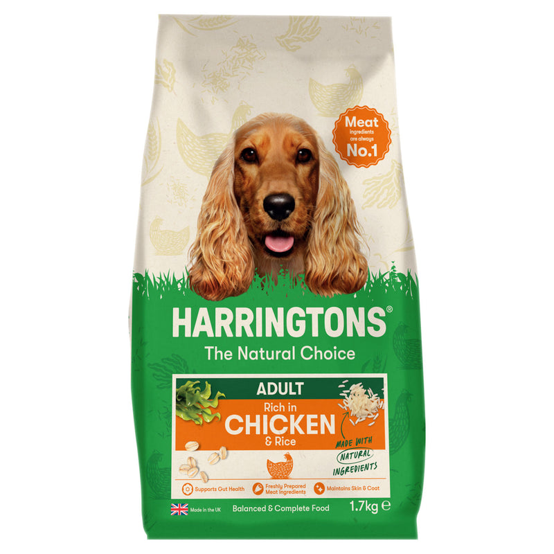Harringtons chicken and rice dry adult dog food 1.7kg, UK version