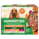 ASDA Harringtons Adult Wet Dog Food Mixed Recipes Chicken Turkey Duck Salmon 6 x 400g- Buy online at McGrocer