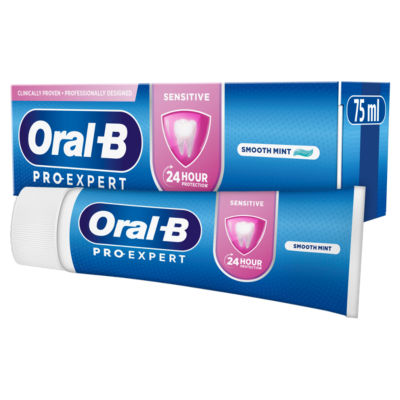 Oral-B Pro-Expert Sensitive Calm Sensation toothpaste 75ml, imported from the UK