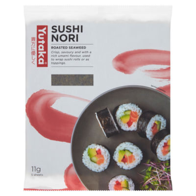 Yutaka Sushi Nori Roasted Seaweed 11g (British brand)
