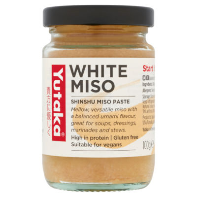Yutaka white miso paste 100g (British brand)