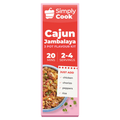 Simply Cook Cajun Jambalaya recipe kit 60g (British brand)