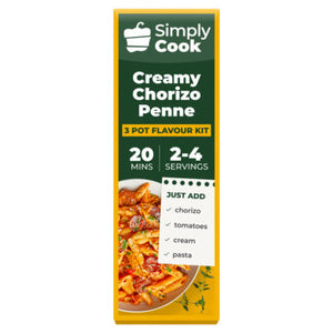 Simply Cook Creamy Chorizo Penne Recipe Kit 39g