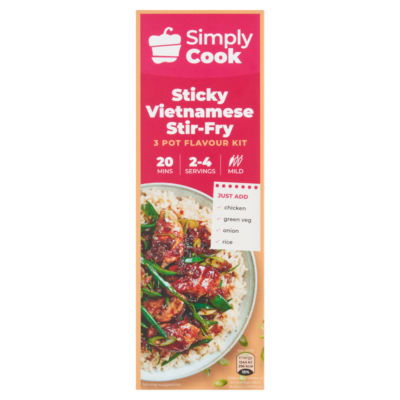Simply Cook Sticky Vietnamese stir-fry sauce kit 85g (British brand)