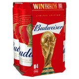 Latas de Cerveza Budweiser Lager 4x568ml