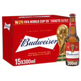 ASDA Budweiser Lager Beer 15x300ml Bottle Pack- Buy online at McGrocer