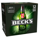 Beck's Pilsner lager beer bottles 12x275ml - British product